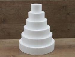 Round cake dummy Set of 7 cm high