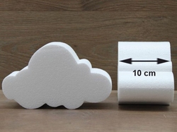 Wolk taartdummies van 10 cm hoog