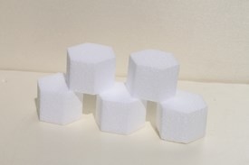 Mini taartdummies Hexagon