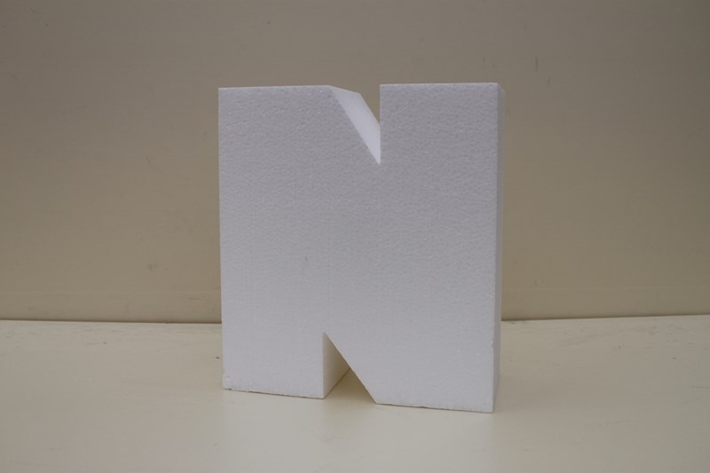 Letter taartdummies van 10 cm hoog