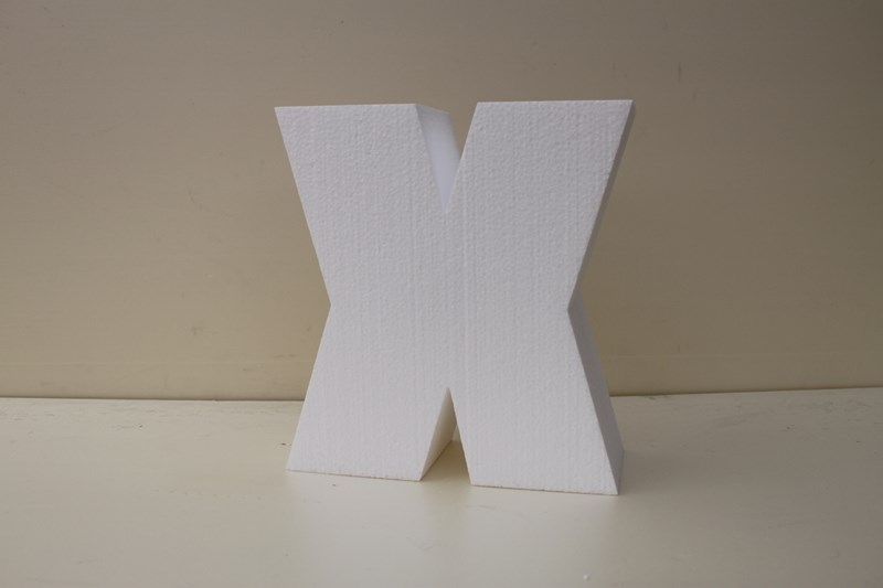 Letter taartdummies van 10 cm hoog