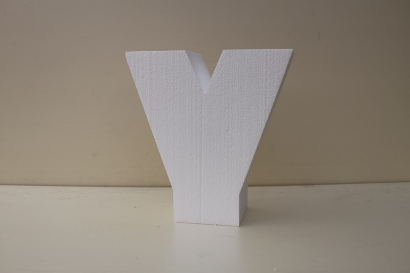 Letter taartdummies van 10 cm hoog