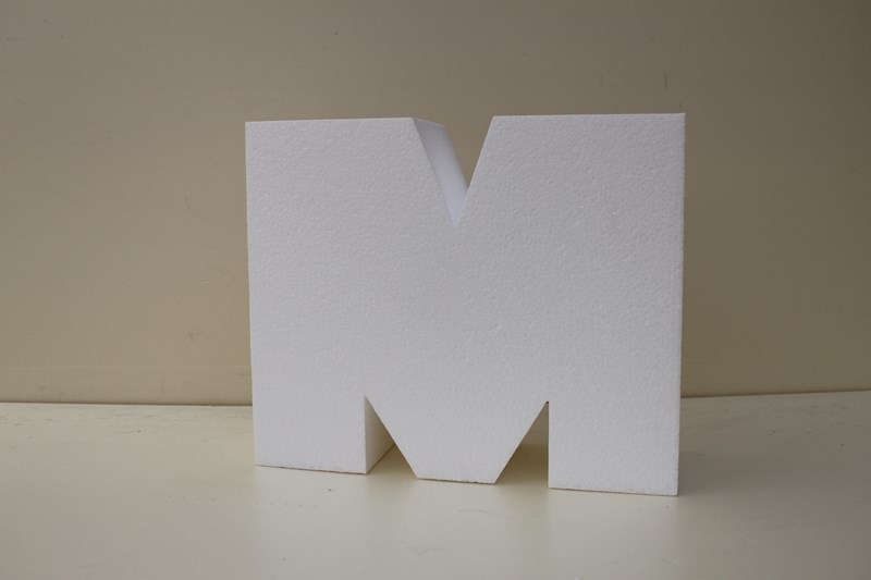 Letter taartdummies van 5 cm hoog